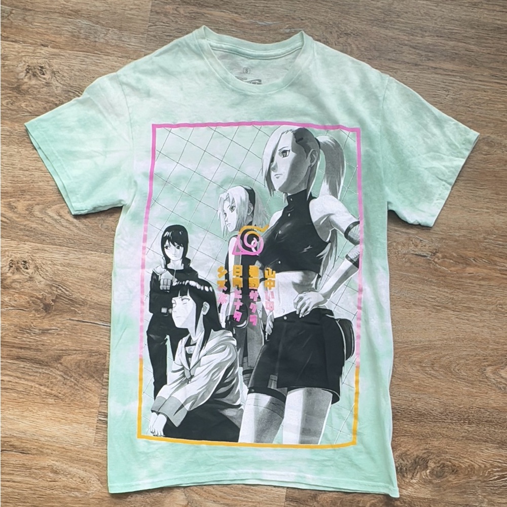 Naruto Shippuden Tie-Dye T-Shirt Size Small